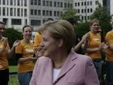 Angela Merkel povređena u ski centru Engadin Angela Merkel povređena u ski centru Engadin